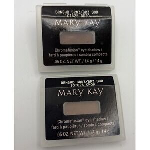 Mary Kay CHROMAFUSION EYE SHADOW 0.05 Oz Burnished Bronze 107625 Lot Of 2 New